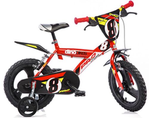 Gyerekbicikli  DINO BIKES 14" piros