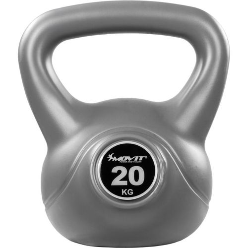 MOVIT Kettlebell súlyzó 20 kg szürke