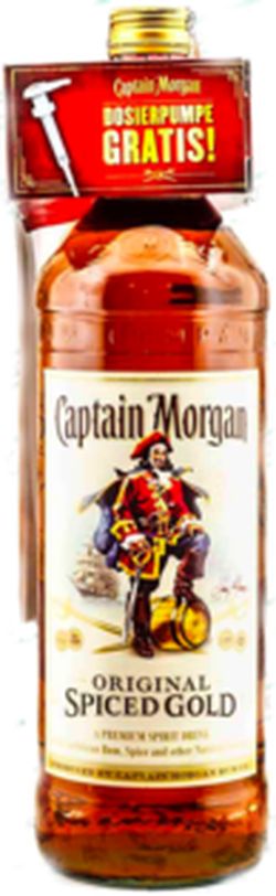 Captain Morgan Spiced Gold + Pumpával 35% 3L